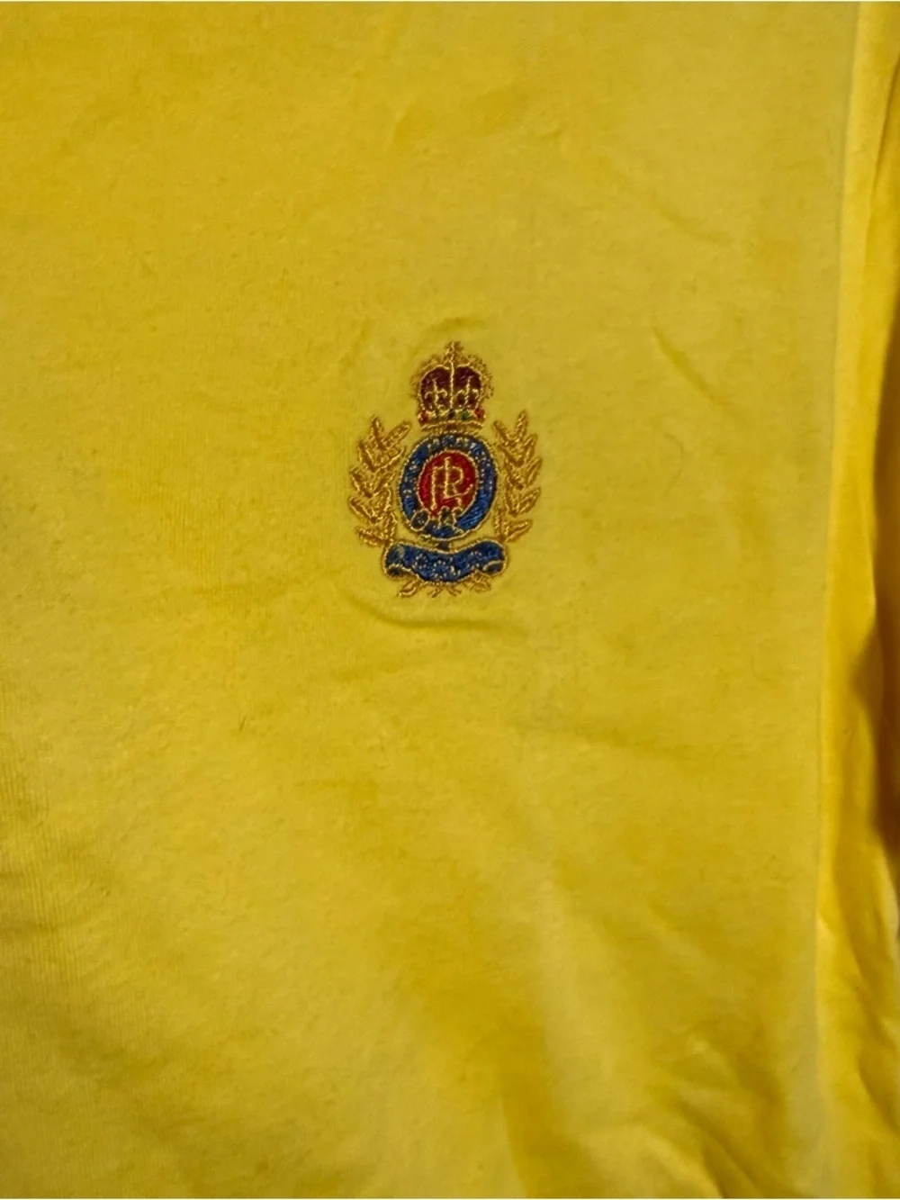 Men’s L Yellow Ralph Lauren Polo Preppy Logo Business Casual Short Sleeve Polo